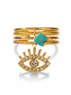 Devil Eye Charm Ring