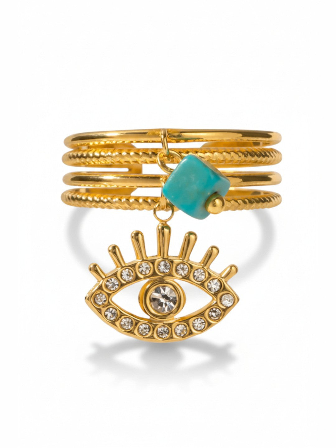 Devil Eye Charm Ring