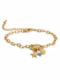 Pearl Turquoise Chain Bracelet