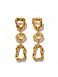 Hollow Temperament Drop Earrings