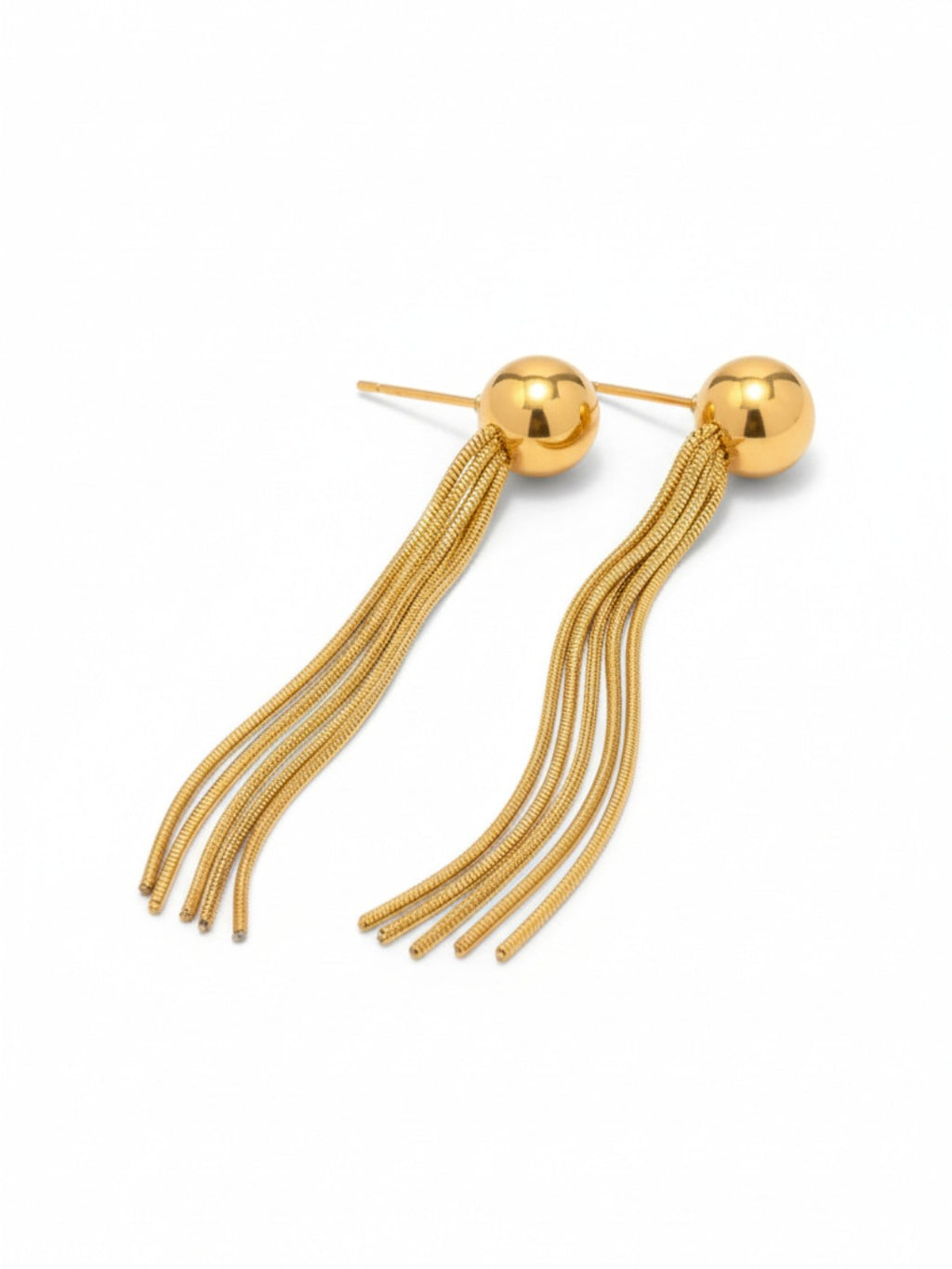 Gold Plated Drop Earrings