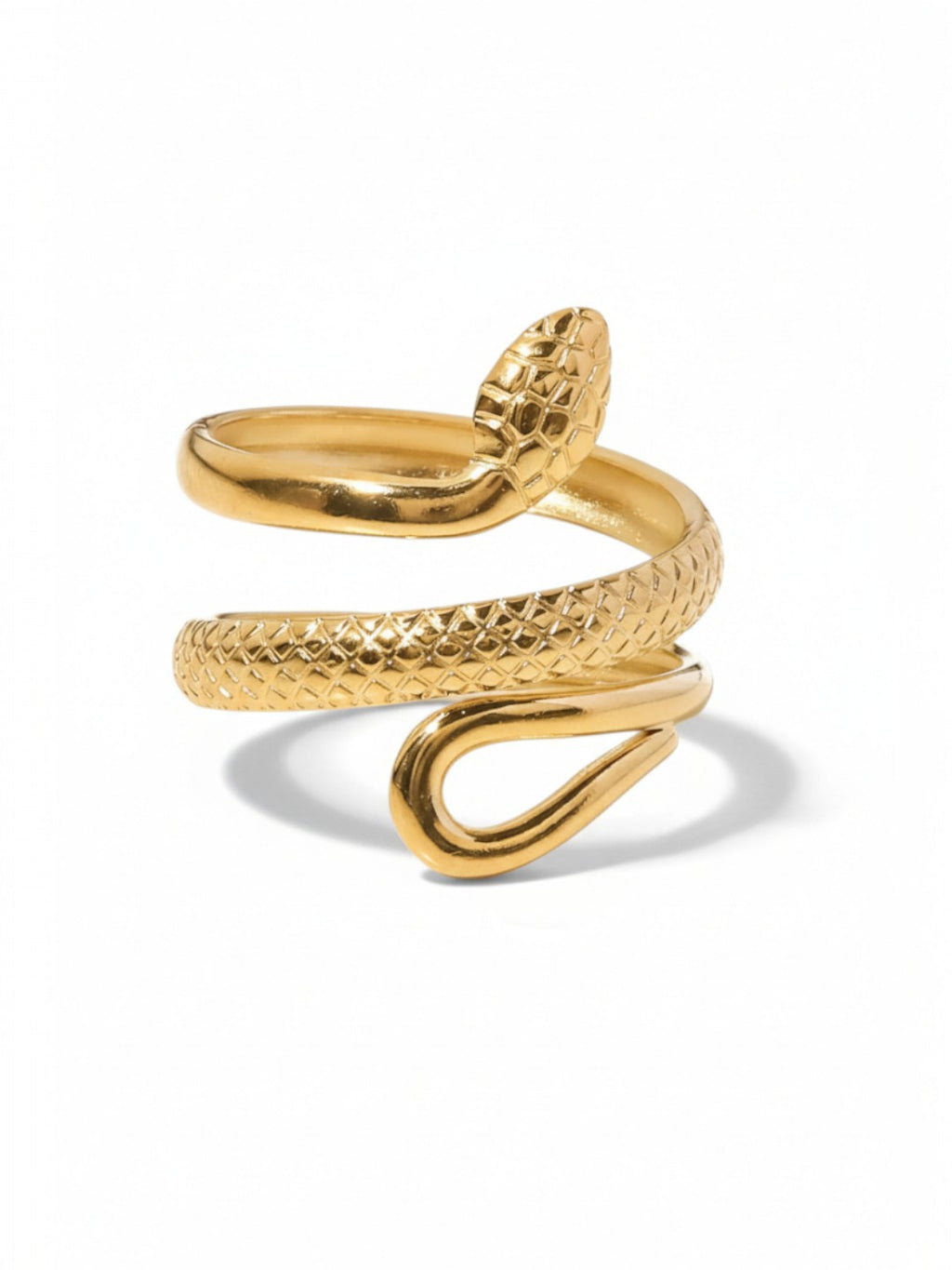 Golden Snake Ring