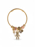 CZ Teddy Charm Bracelet