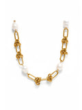 Natural Pearl Stainless Steel Chain with Bracelet