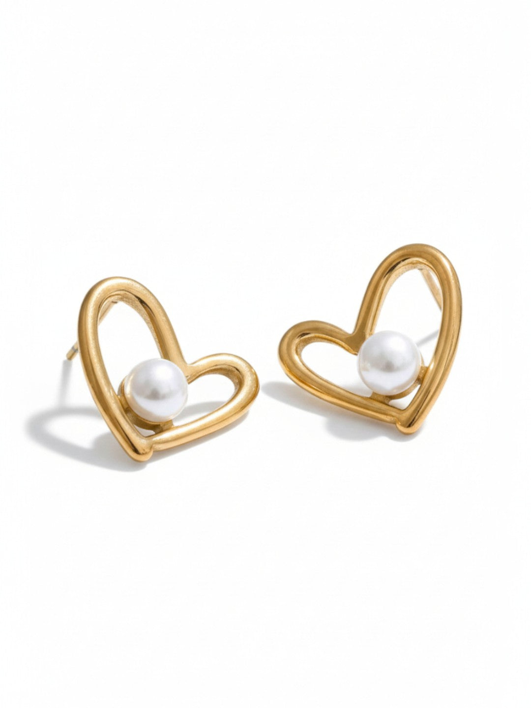 Hollow Heart Earrings