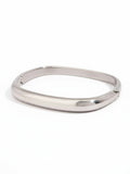 Buckle Steel Silver Bracelet