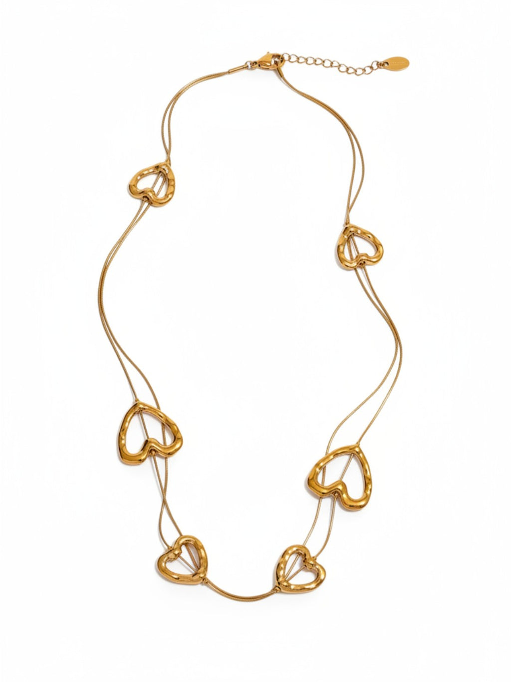 Heart Love Long Temperament Chest Chain