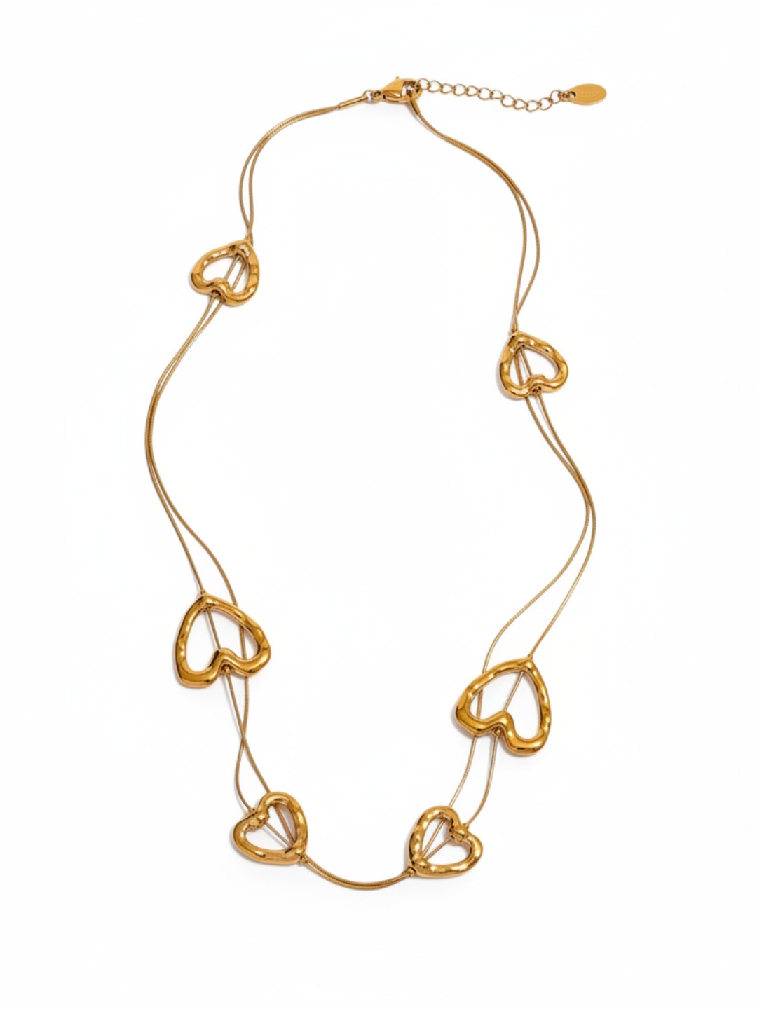 Heart Love Long Temperament Chest Chain