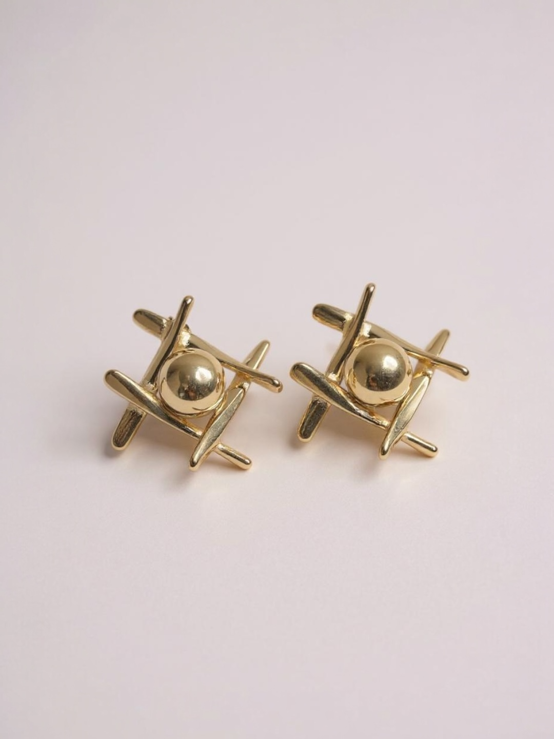 Geometric Stud Earrings