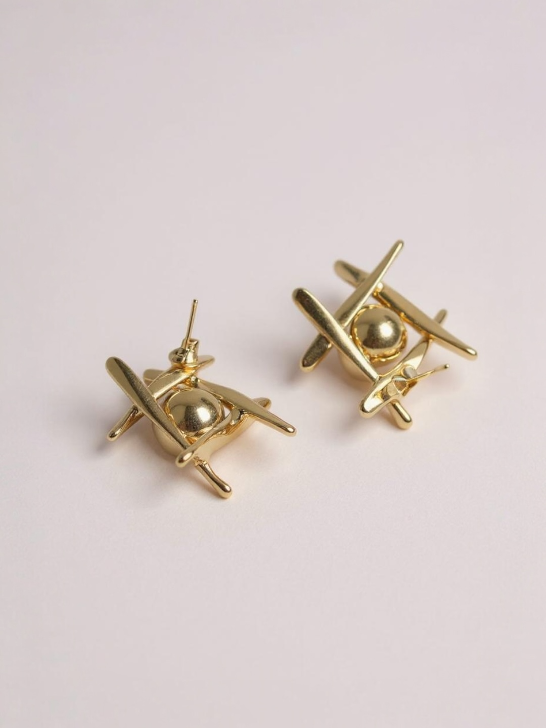 Geometric Stud Earrings