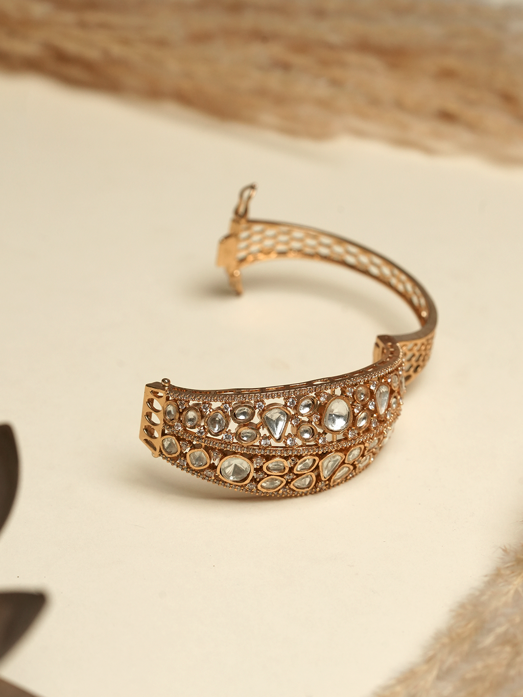 Shiny Moissanite Heavy Bracelet