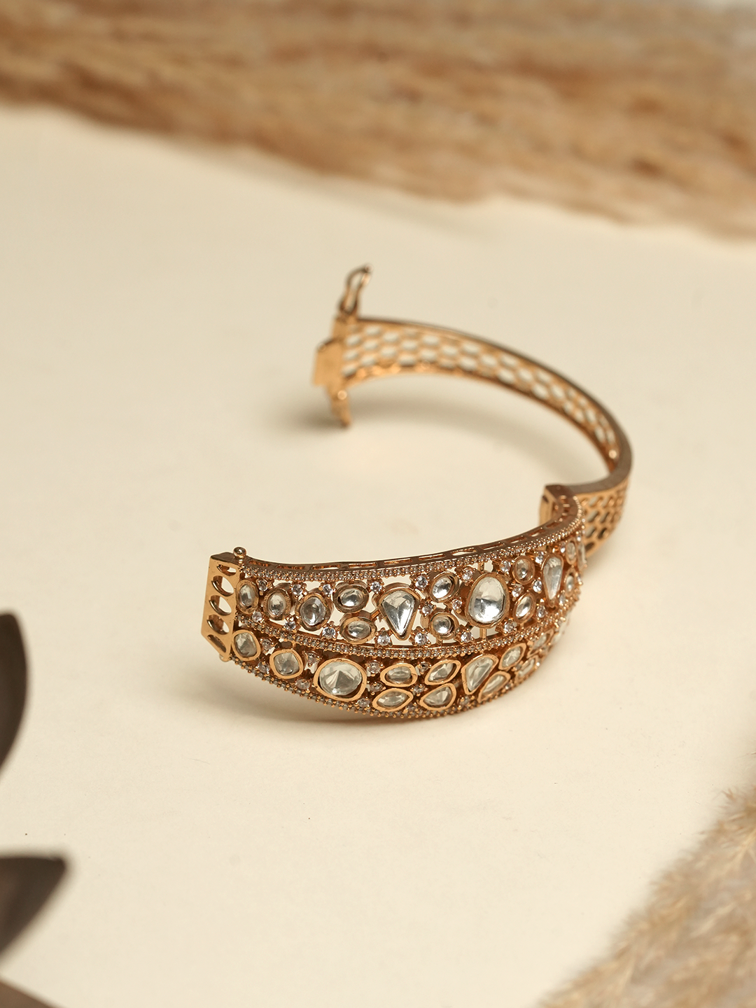 Shiny Moissanite Heavy Bracelet