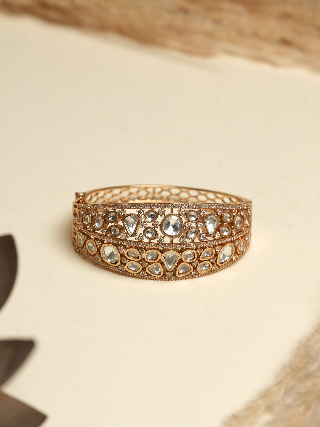 Shiny Moissanite Heavy Bracelet
