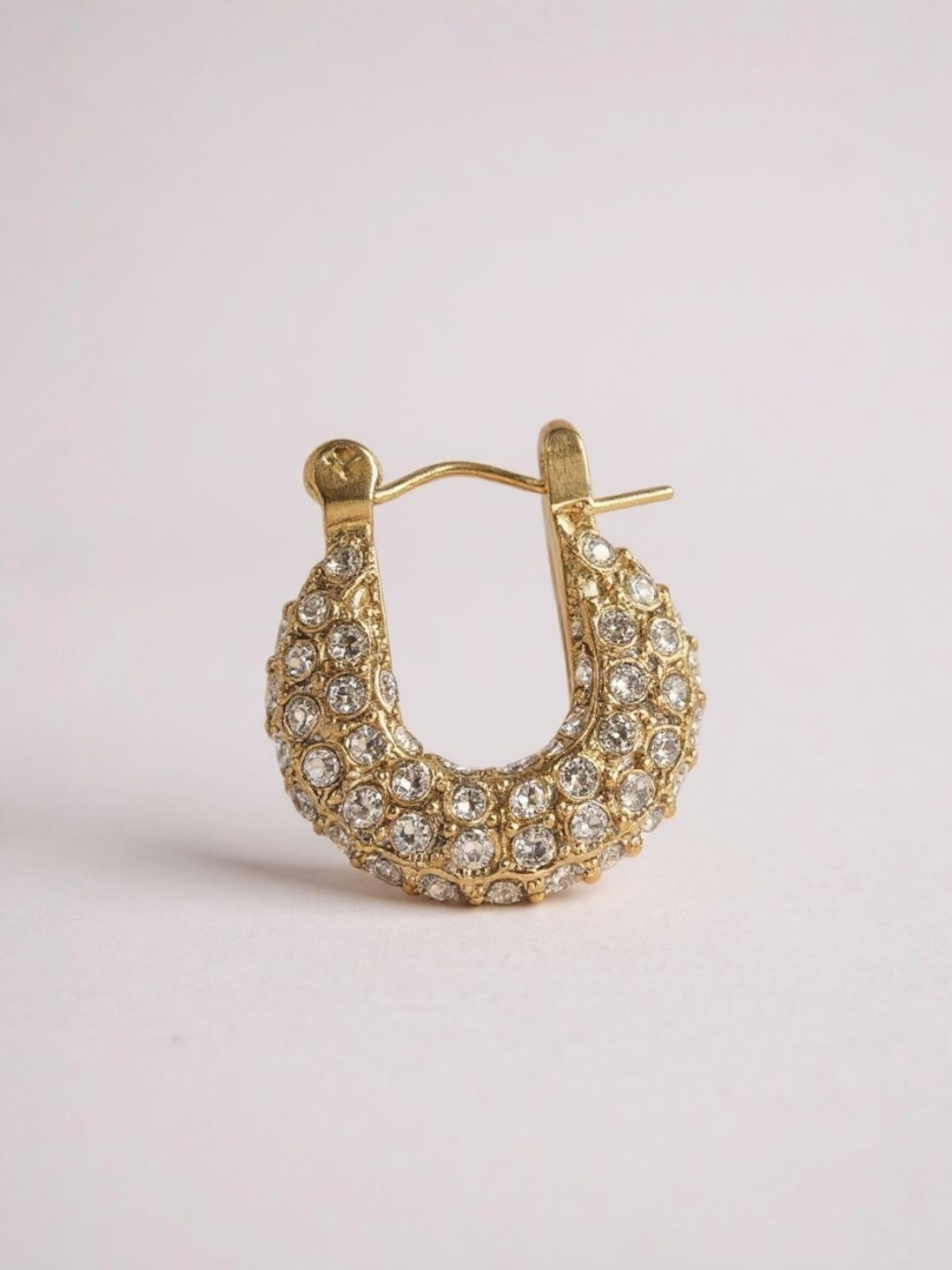 Luxury Bling Cubic Zirconia Round Hoops