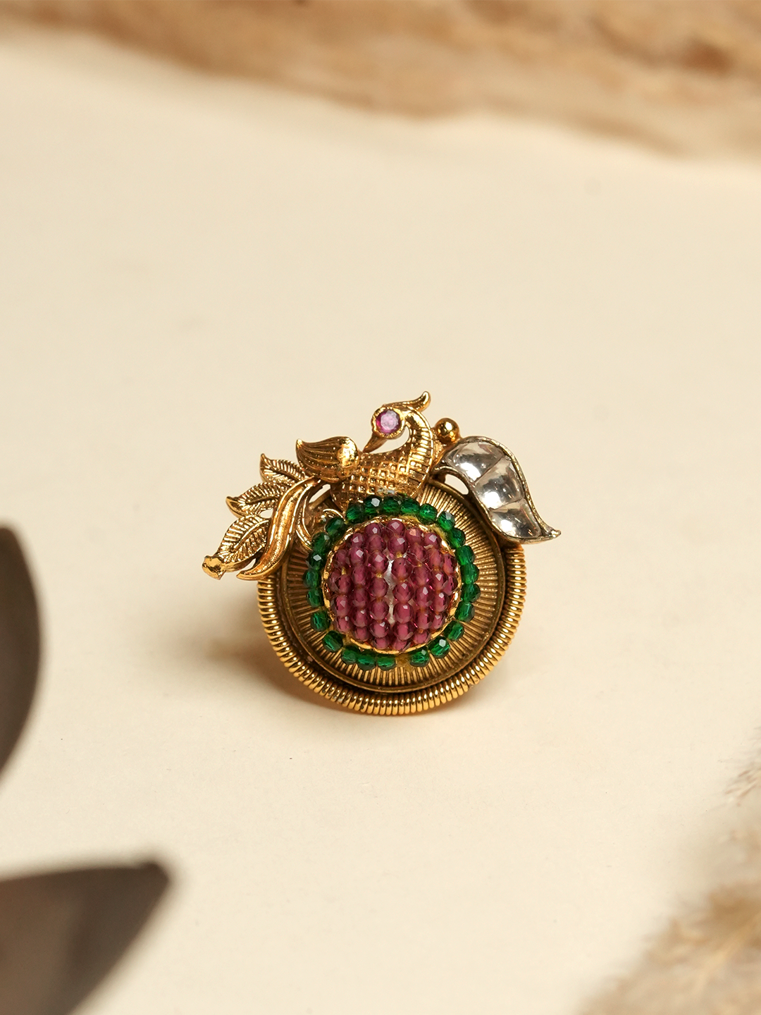 Antique Peacock Design Ring