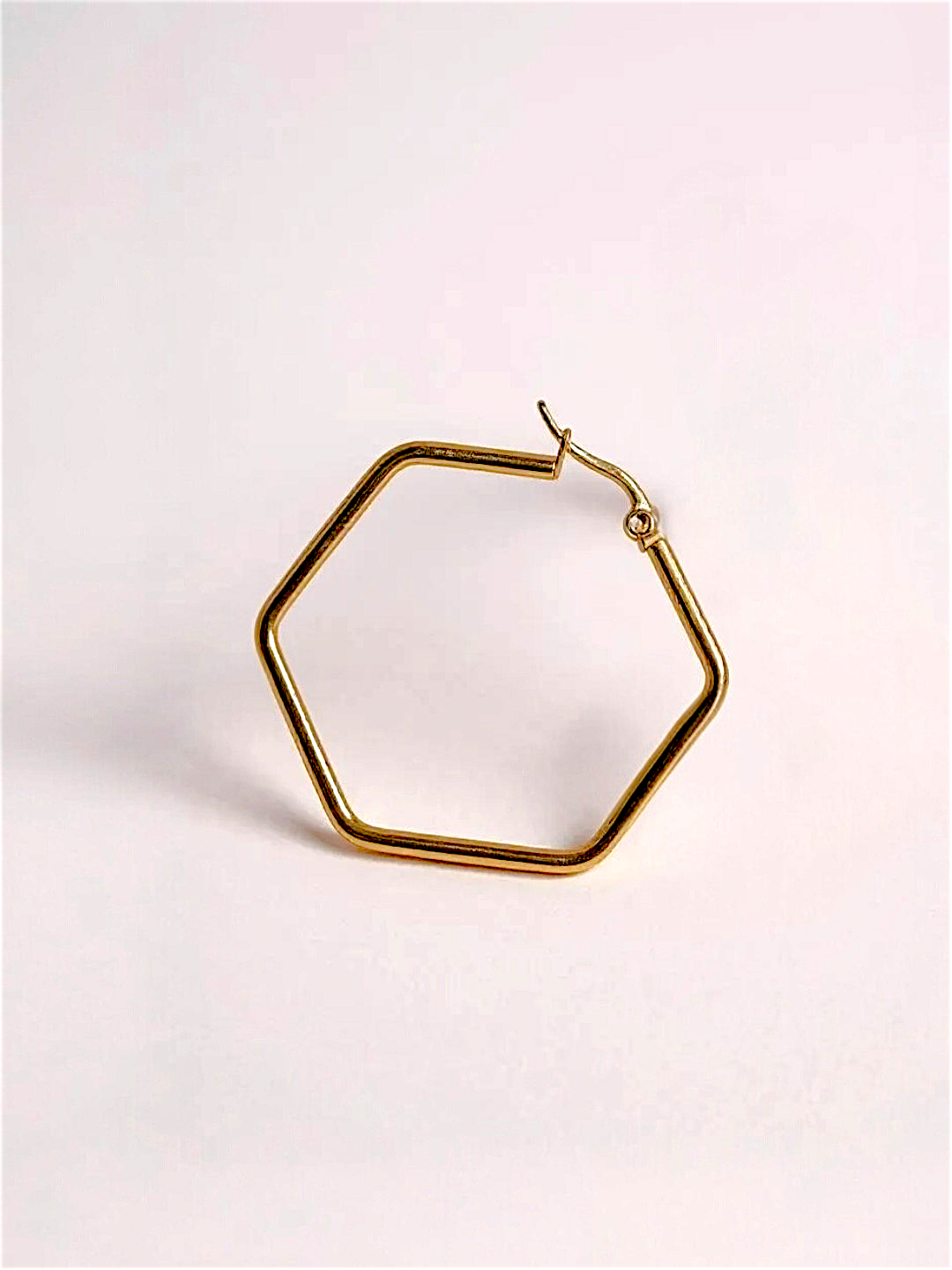 Hexagon Drop Earrings