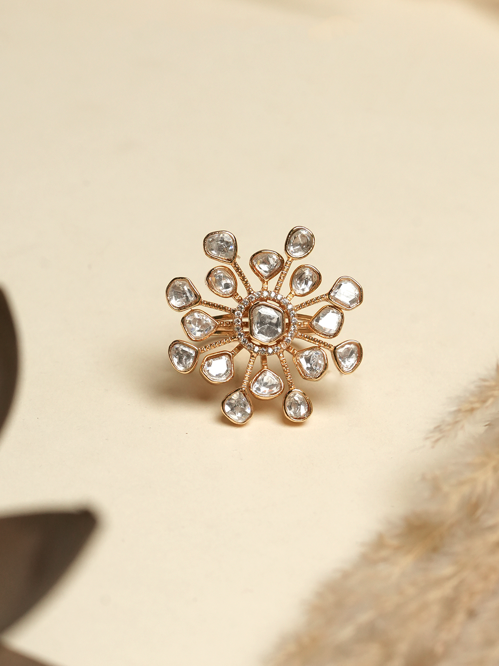 Designer Moissanite Ring