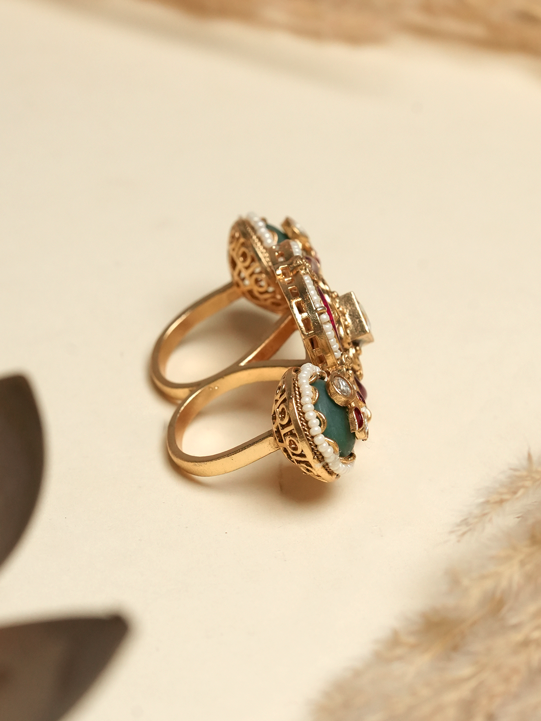 Heritage Two Finger Ring