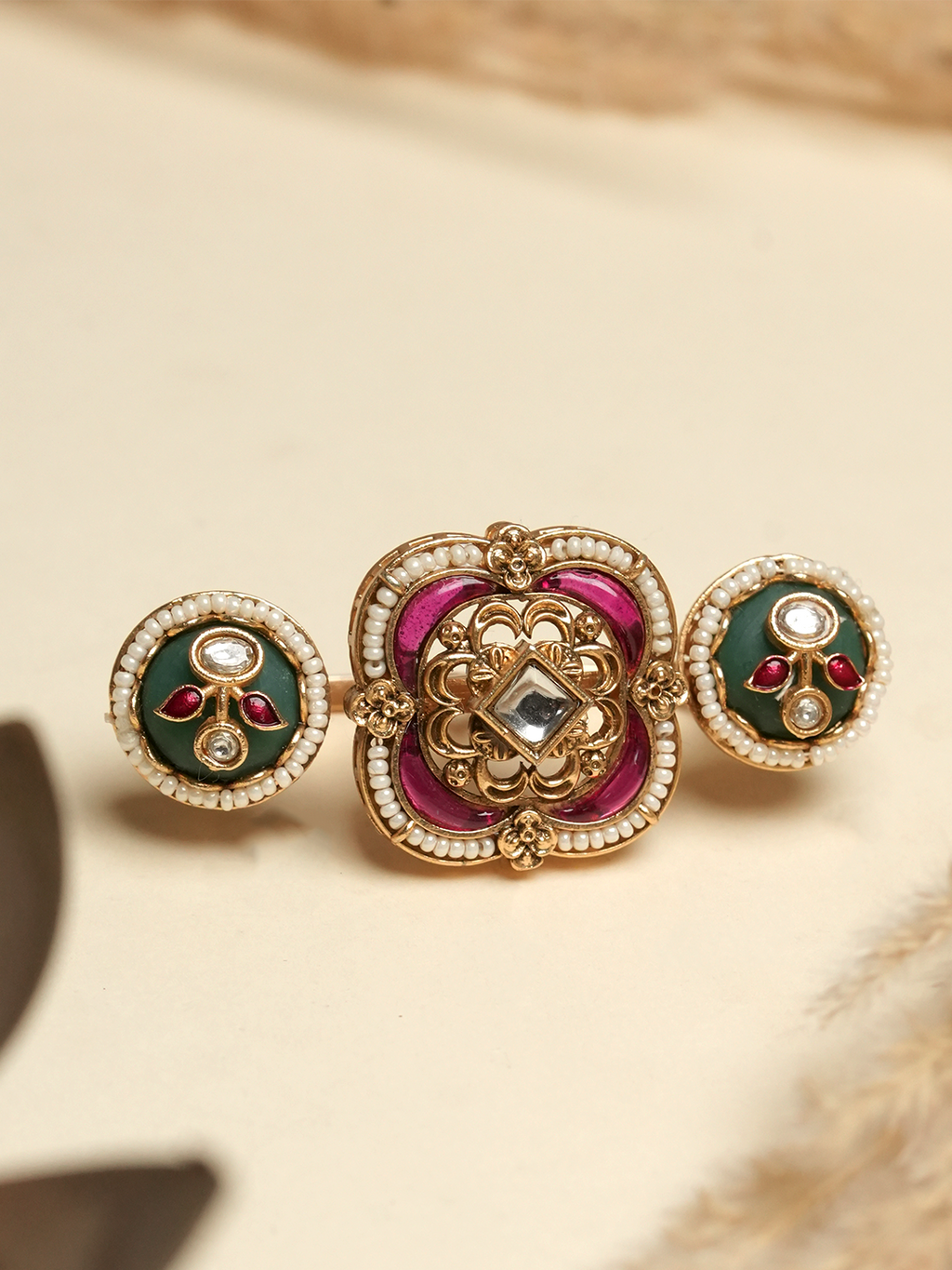 Heritage Two Finger Ring