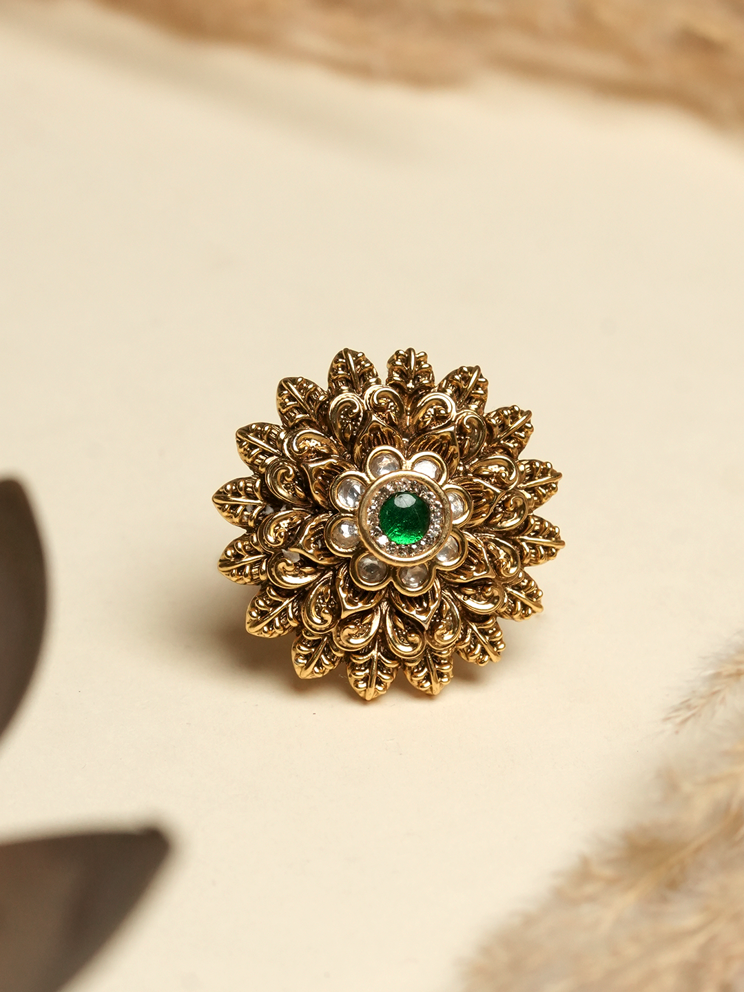 Big Round Antique Ring