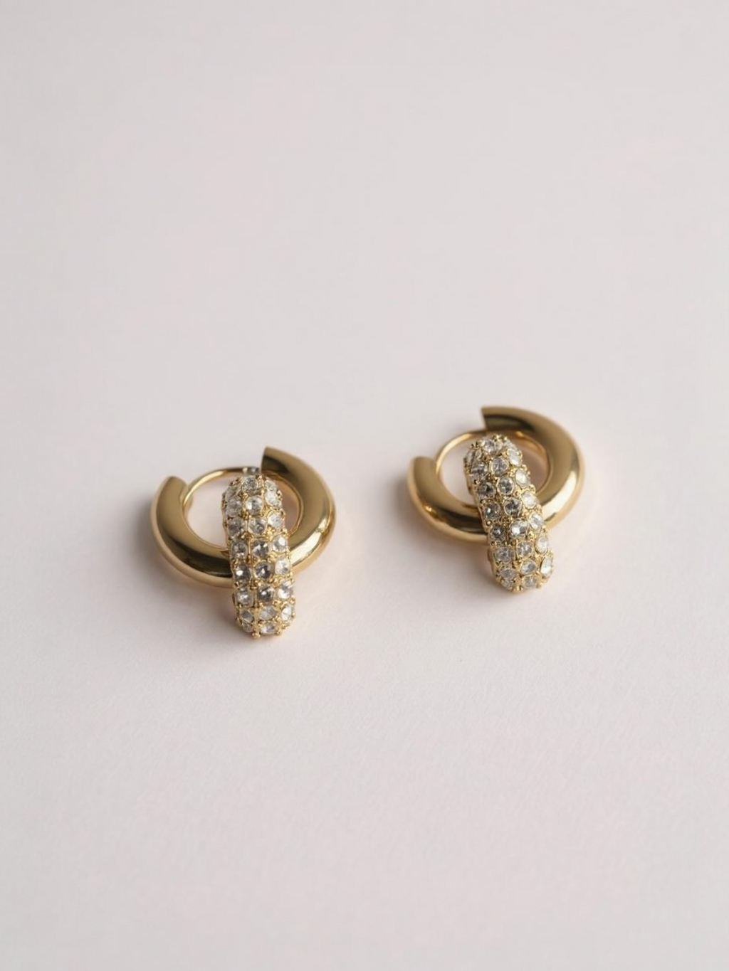 Delicate Shiny Cubic Zirconia Earrings