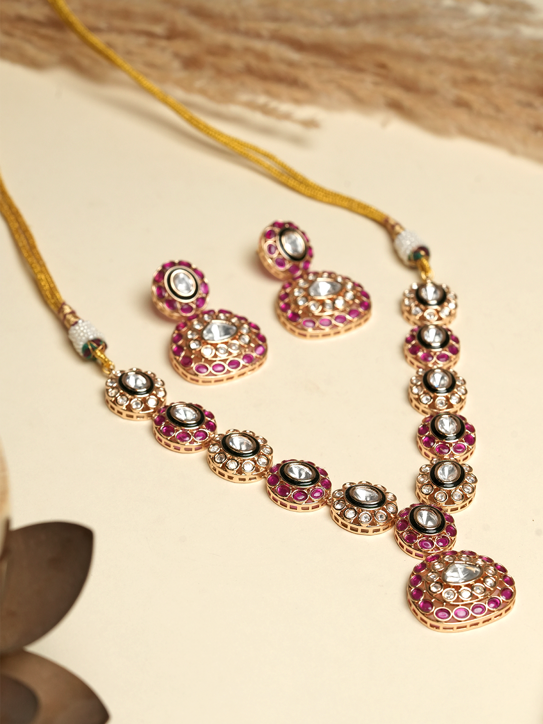 Designer Polki Necklace Set