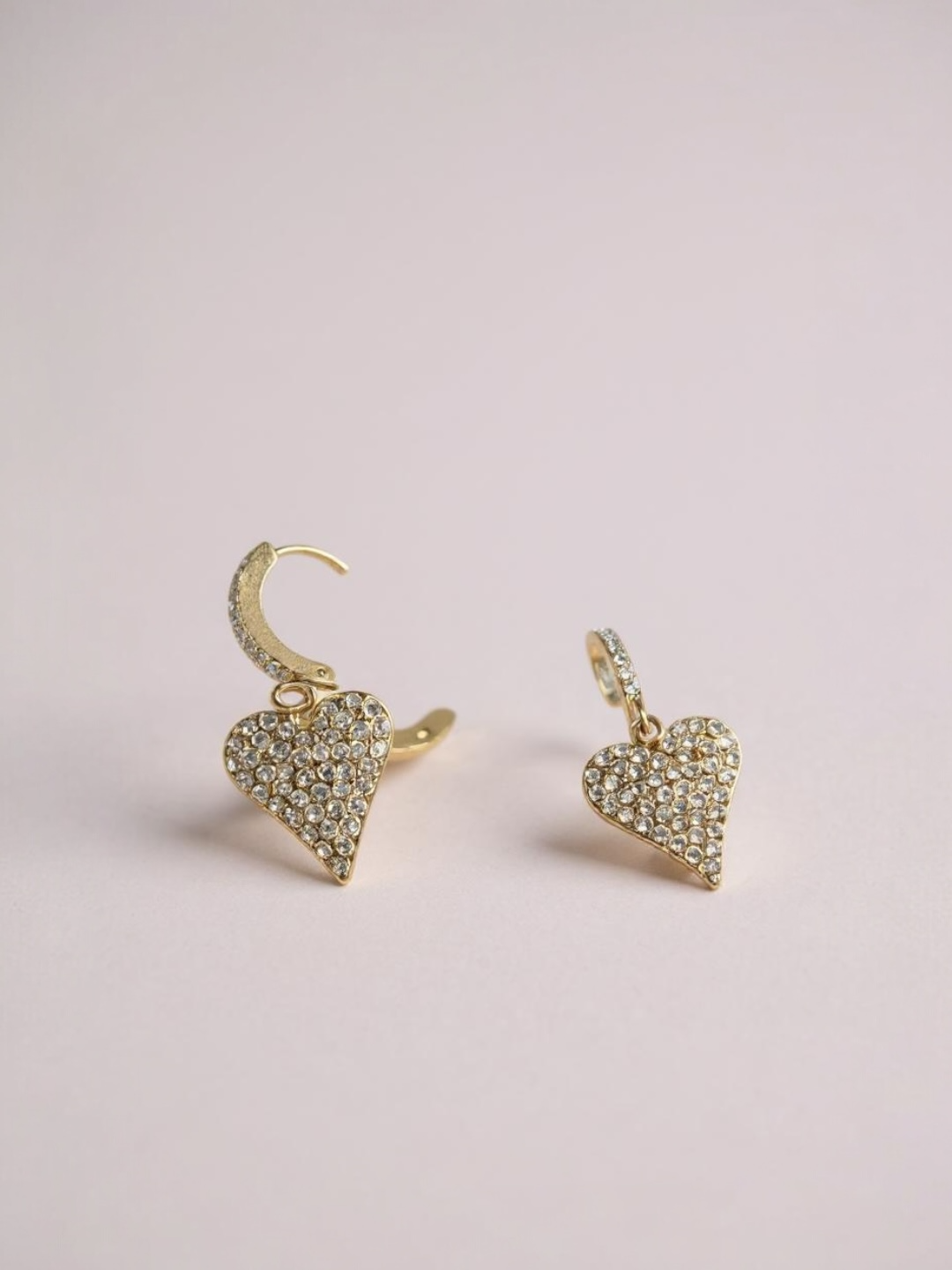 CZ Heart Earrings