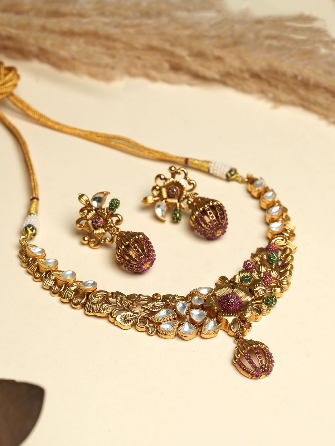 Designer Antique Short Necklace