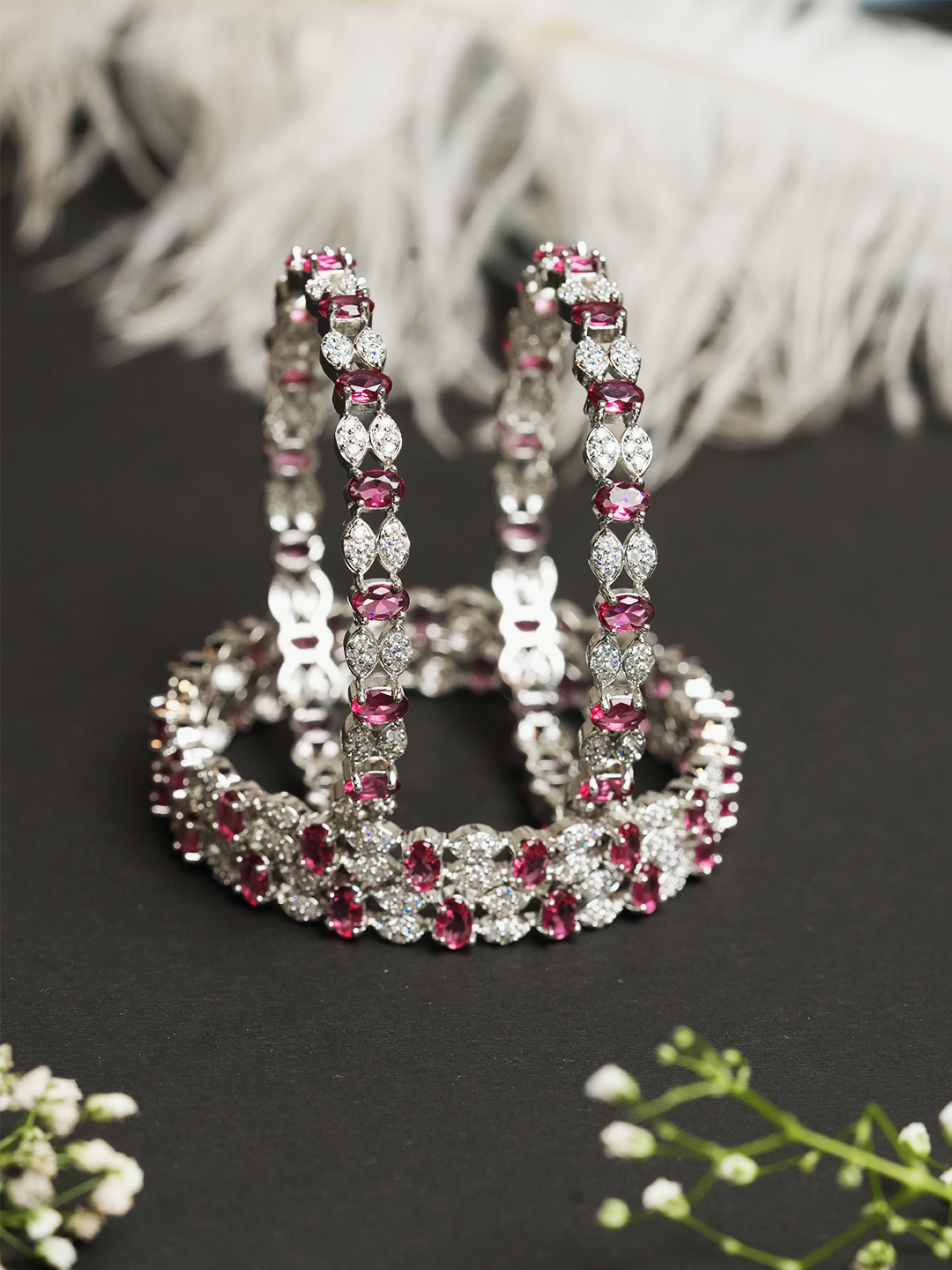 Red AD Bangles