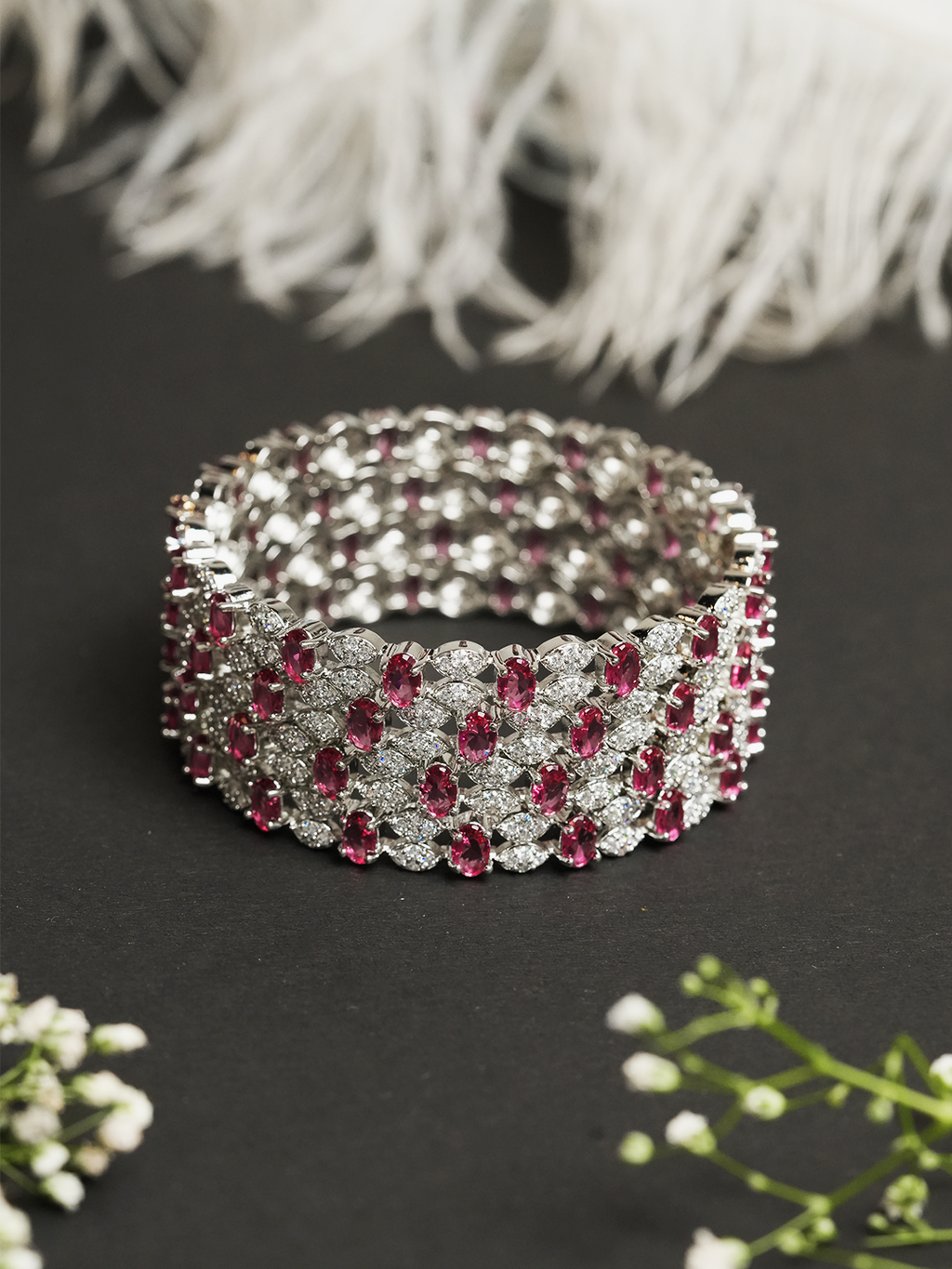 Red AD Bangles