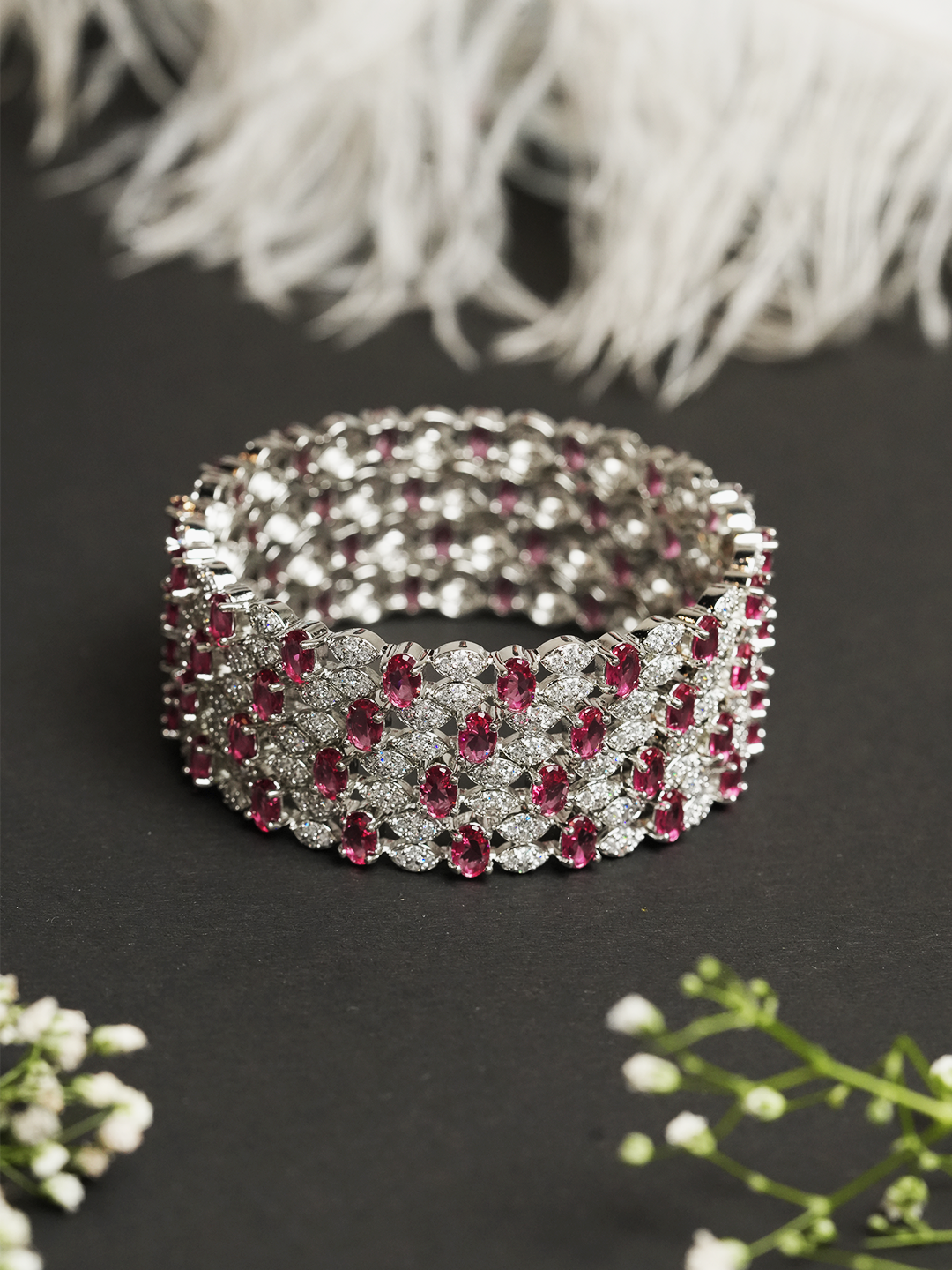 Red AD Bangles