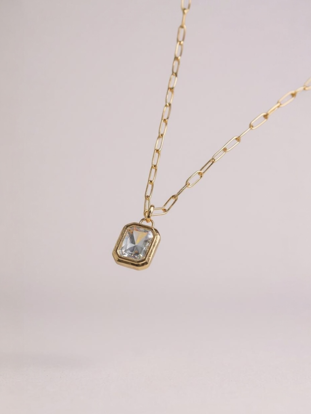 Natural Stone Pendant Necklace