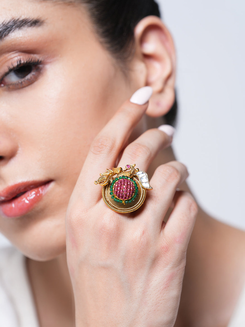 Antique Peacock Design Ring