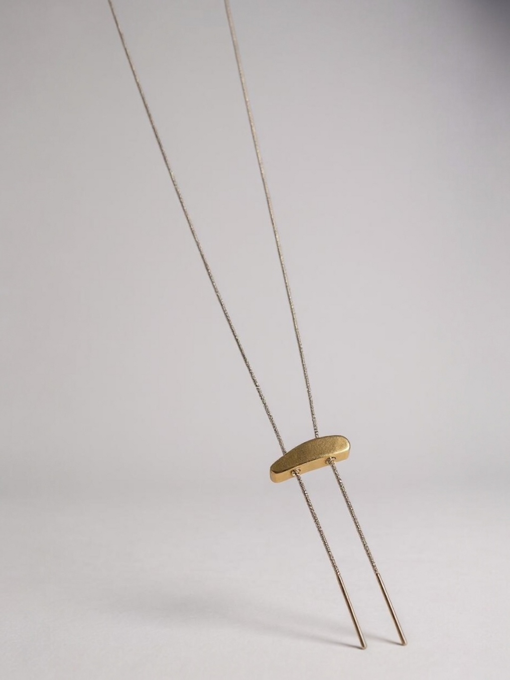 Metal Pendant Long Necklace
