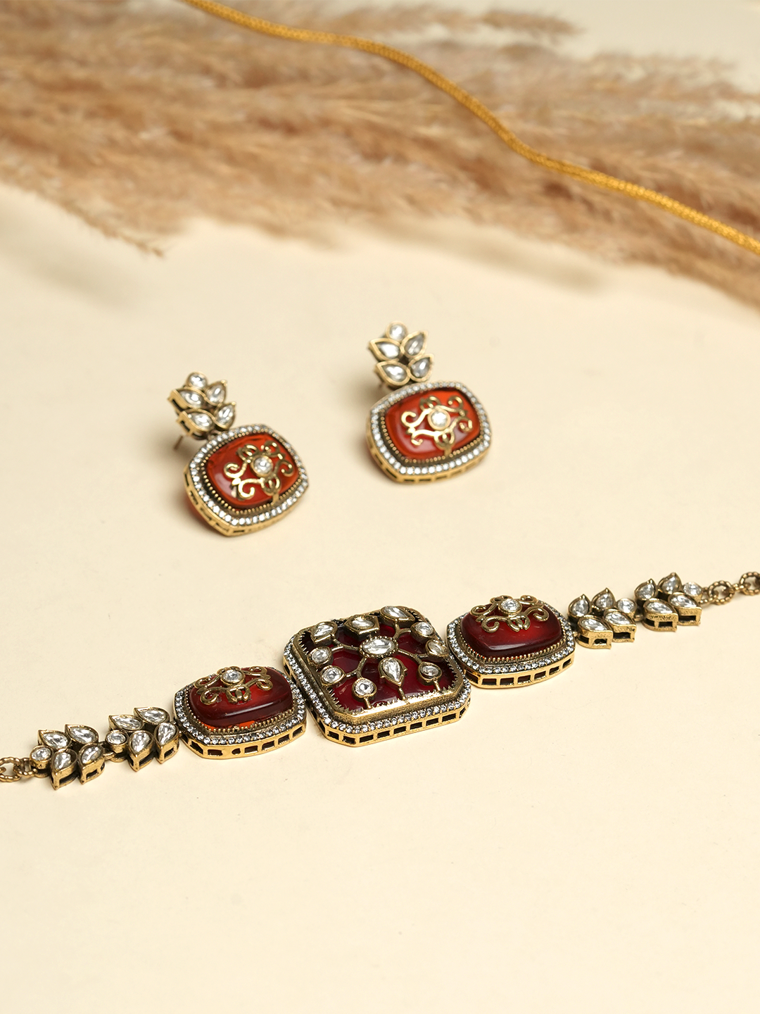 Embroidered Designer Necklace