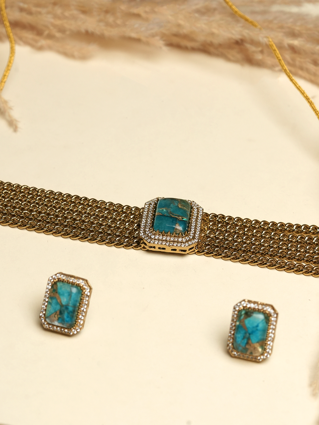Firestone Chain Necklace