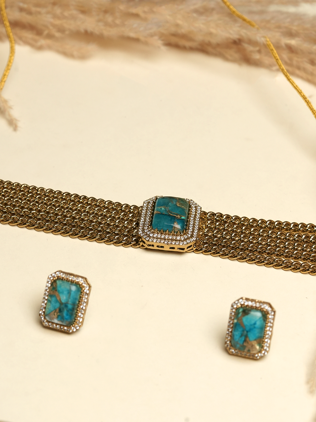 Firestone Chain Necklace