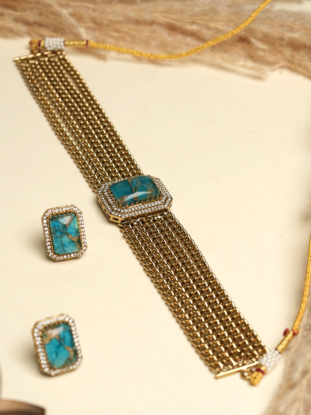 Firestone Chain Necklace