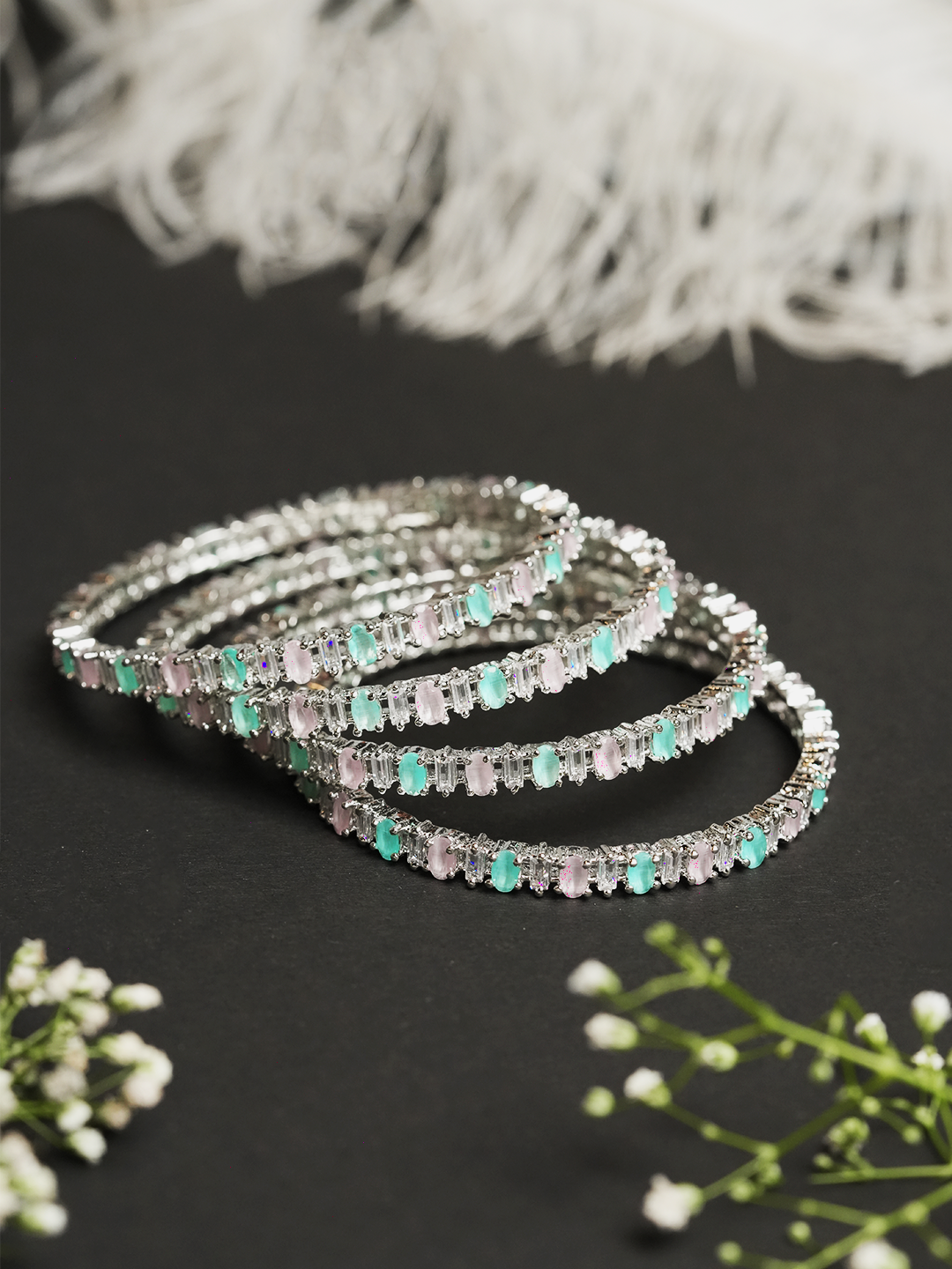 Multicolor AD Bangles