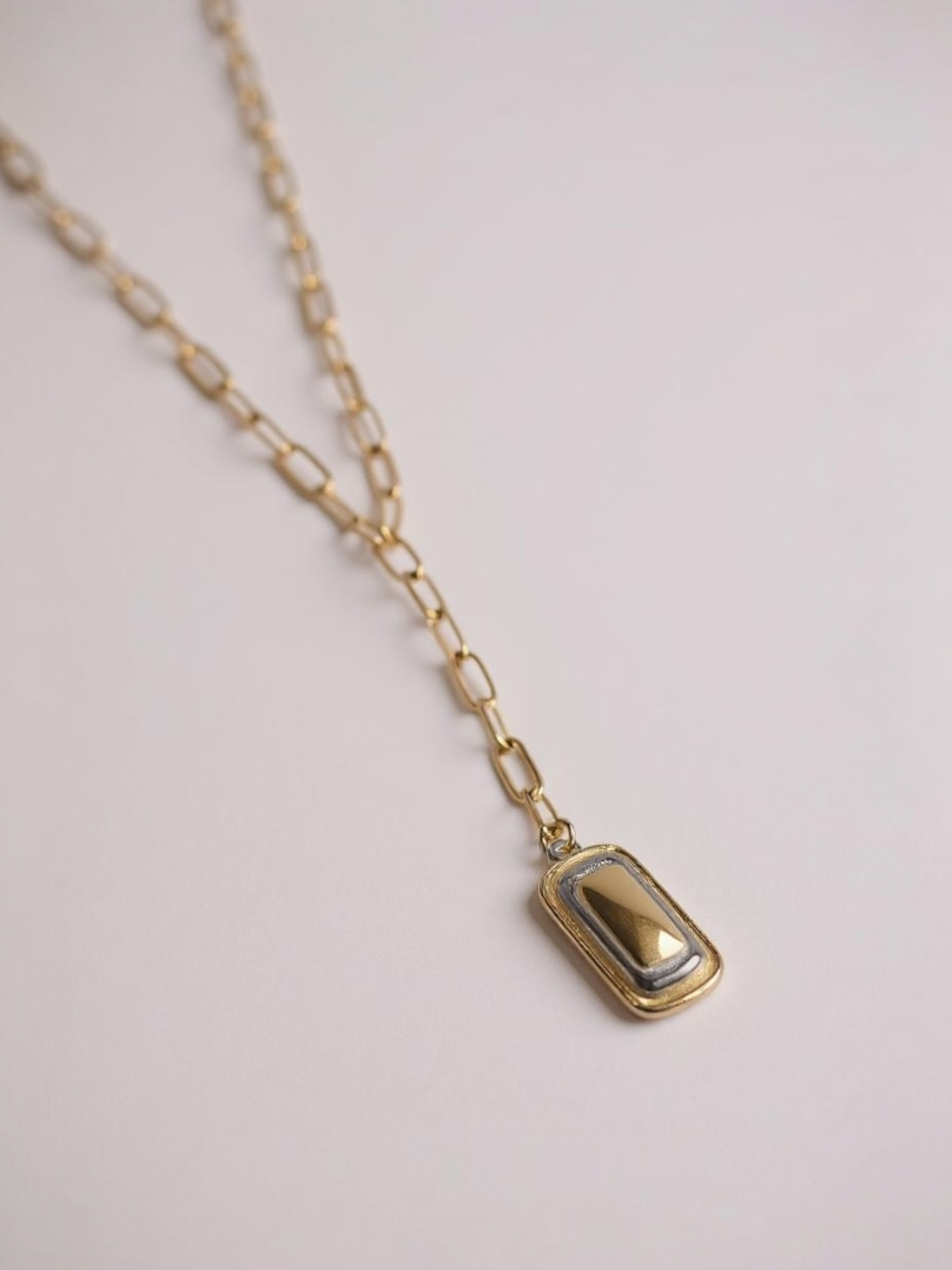 18k Gold-Plated Clavicle Chain Fashion Pendant Necklace