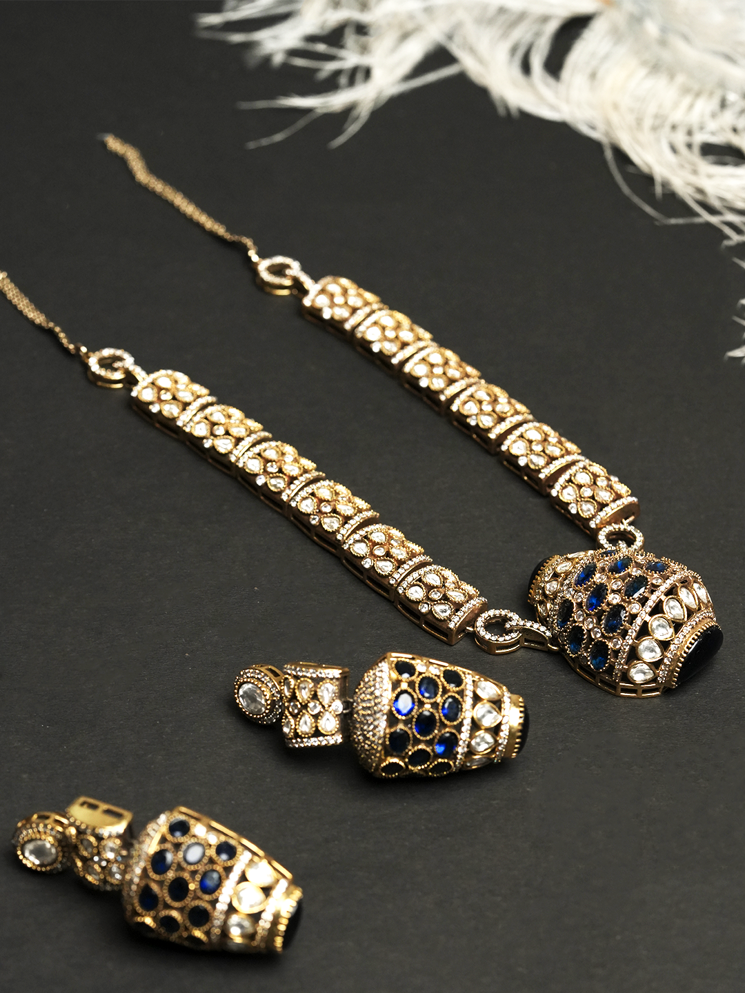 Designer Mehendi Polish Necklace Set