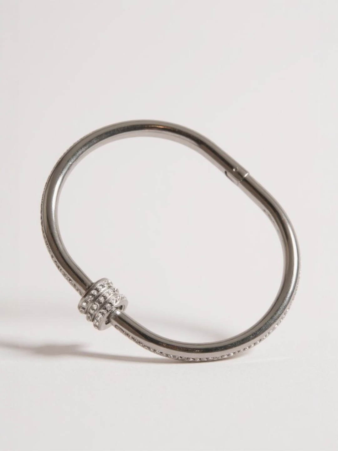 Titanium Zircon Bangle