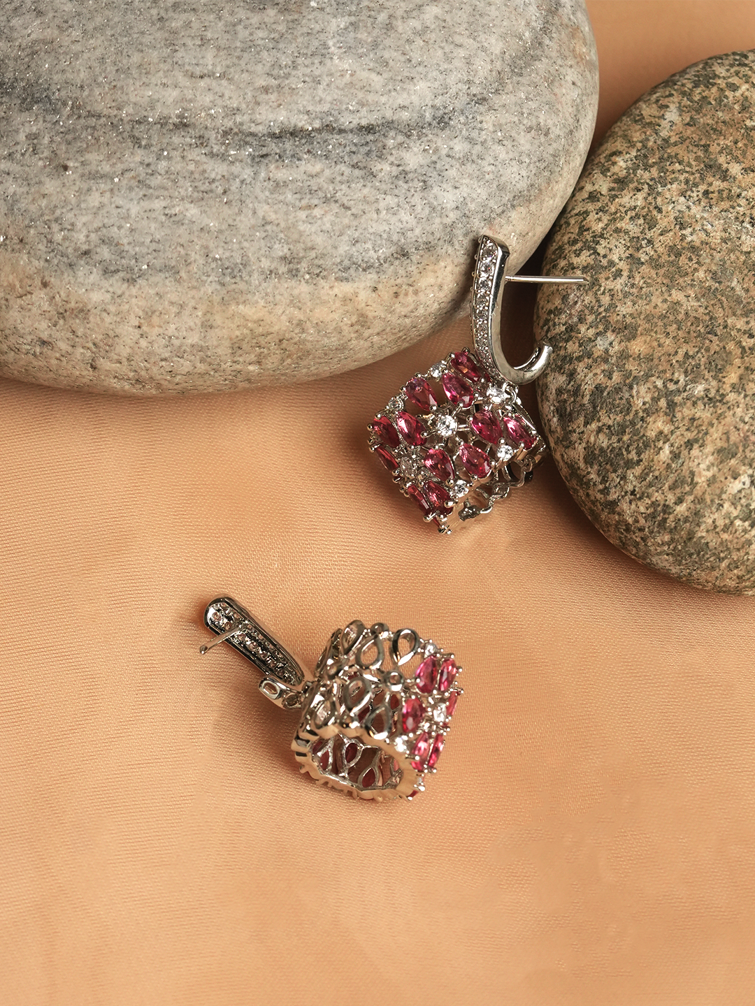Designer Small AD Earrings