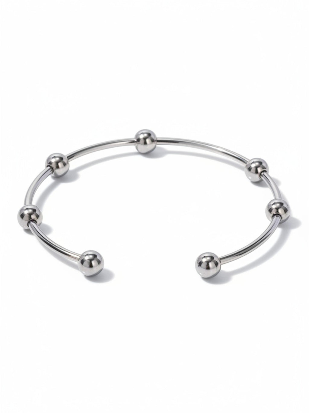 Multiround Balls Open Bracelet
