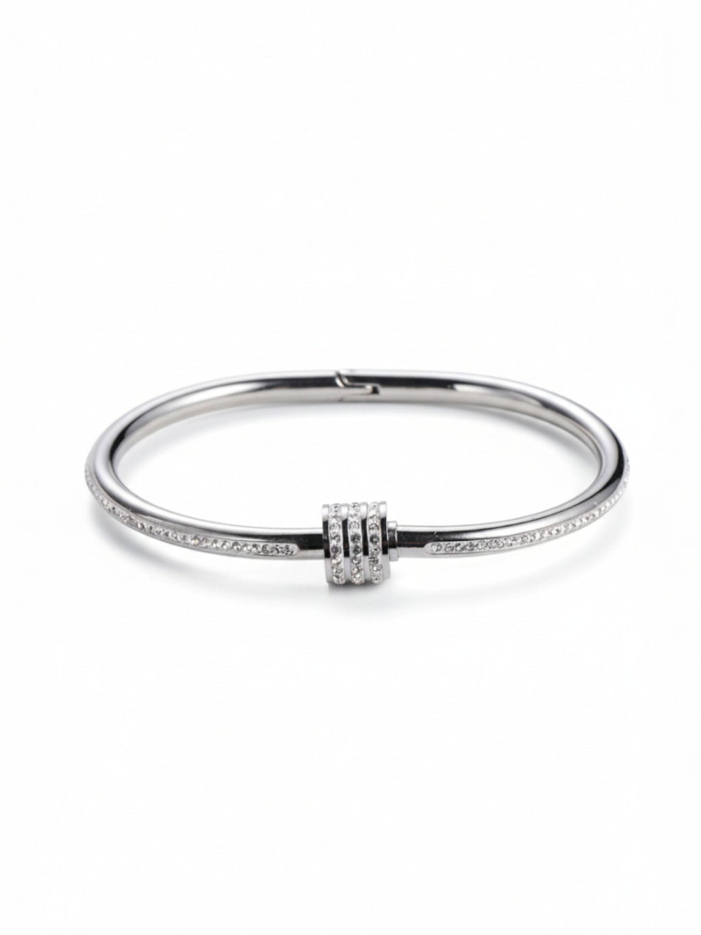 Titanium Zircon Bangle