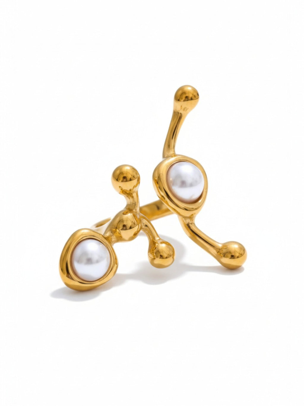 Pearl Stone Eye Ring