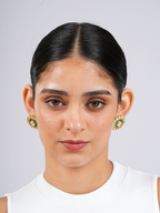 Green Aura Studs