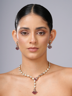 Ruby Polki Grace Necklace