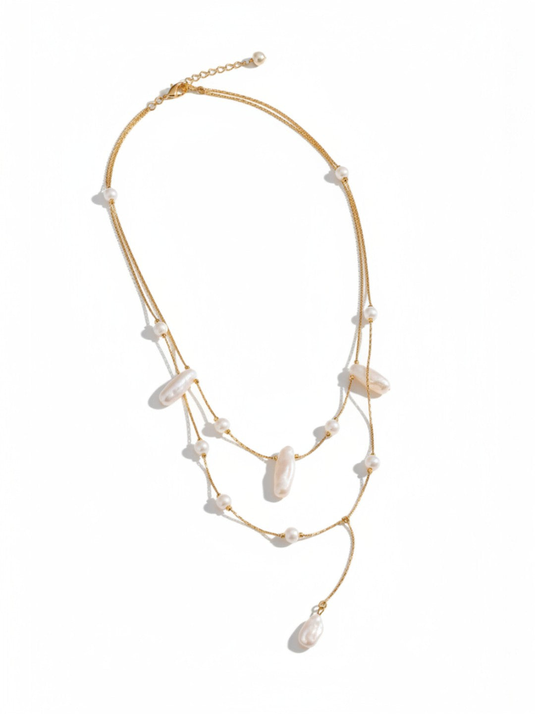 Natural Baroque Pearl Pendant Necklace