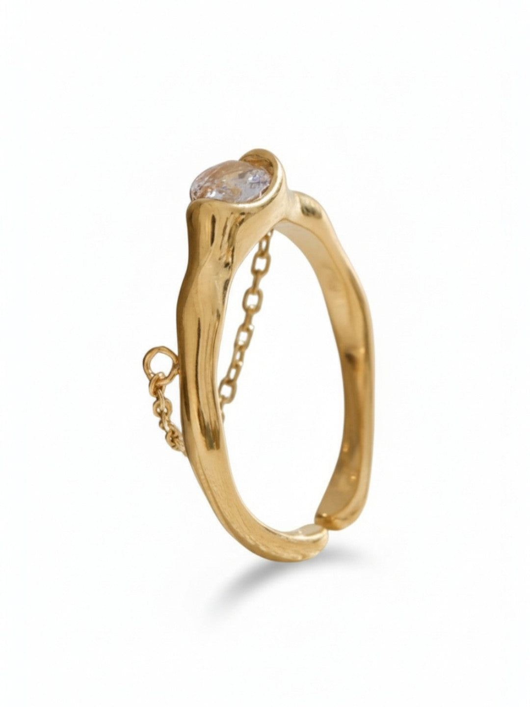 Cubic Zircon Open Ring